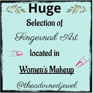 HUGE Selection of Fingernail Art Stickers, Nail Decals and Wraps